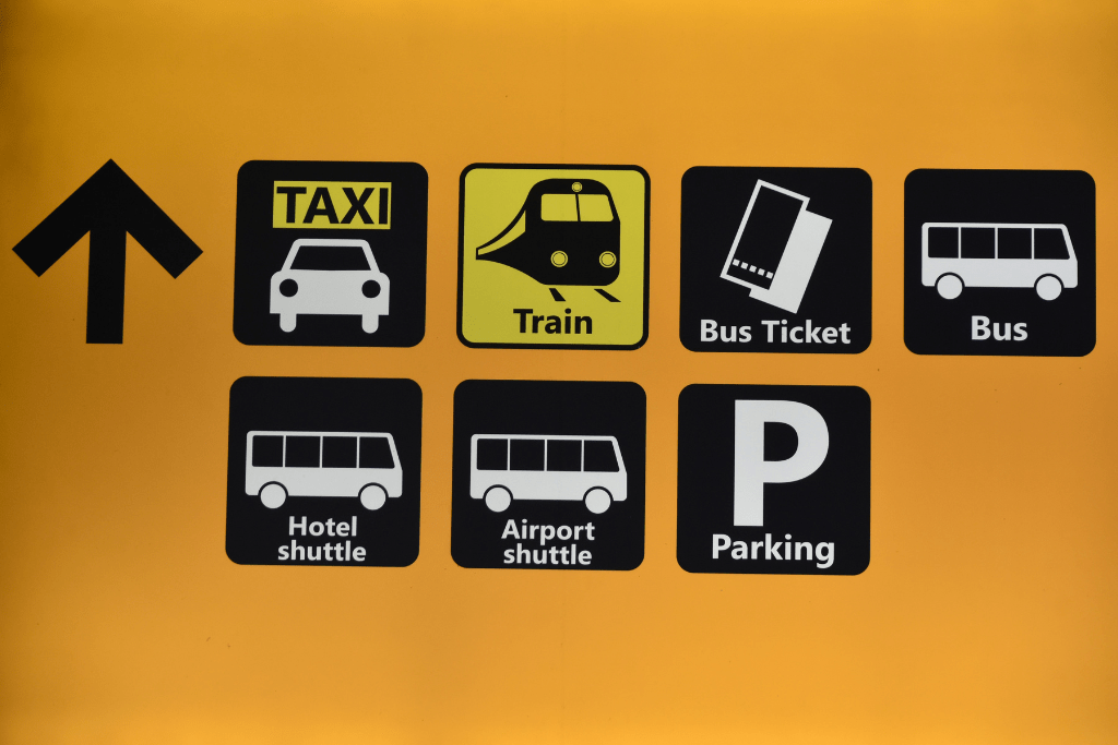 vervoer naar luchthaven