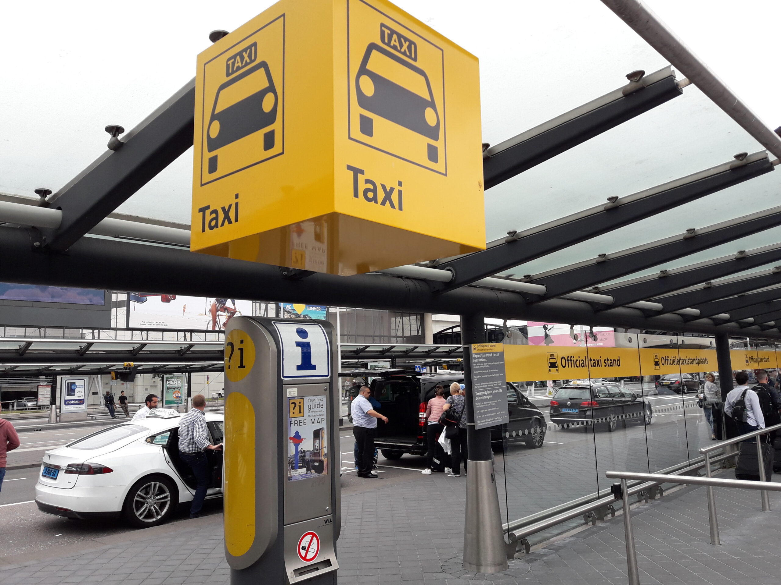 taxi luchthaven schiphol